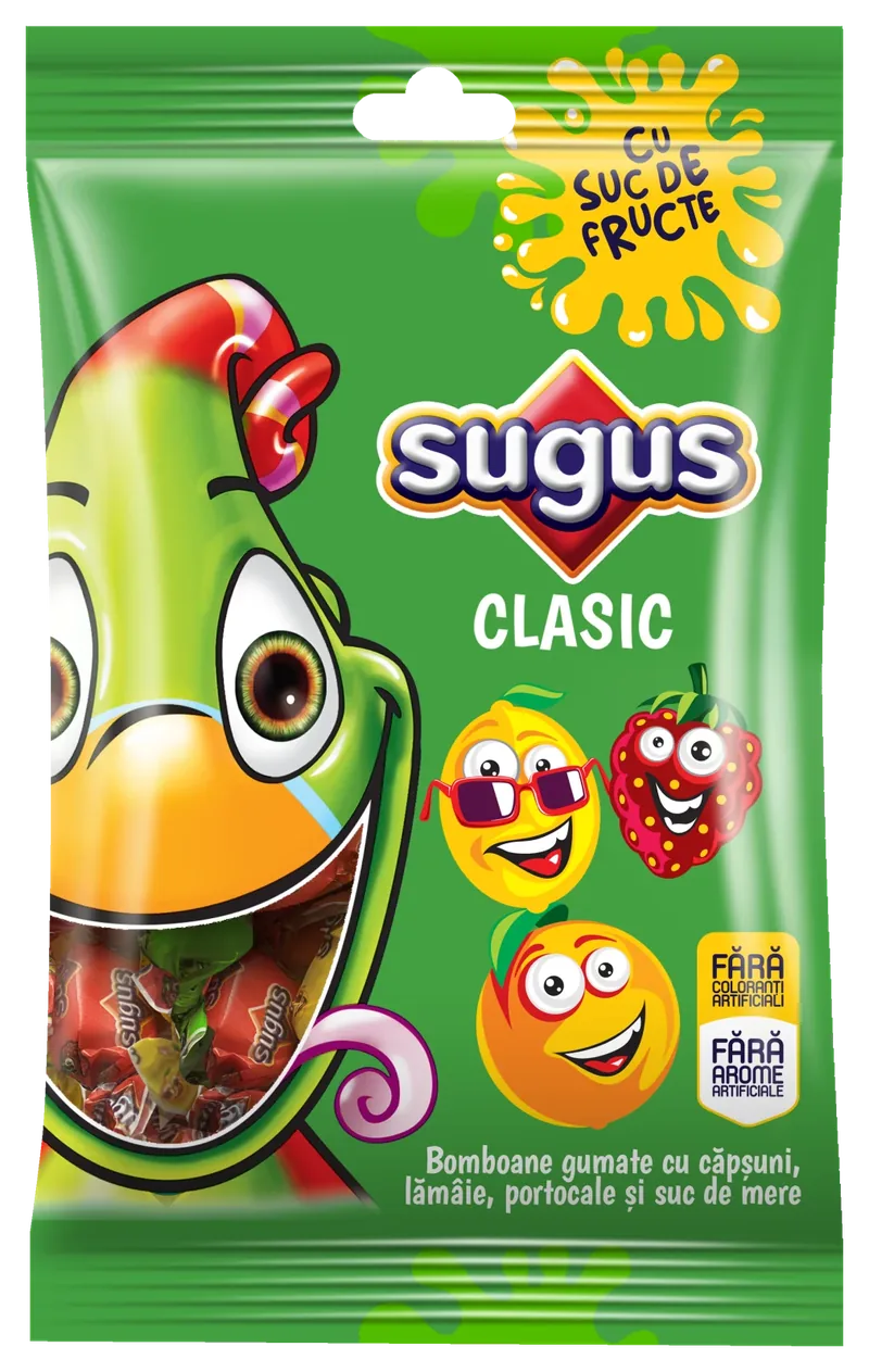 Punga de bomboane gumate SUGUS Clasic, 80 g